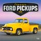 Classic Ford Pickups OFFICIAL | 2026 12 x 24 Inch (Hanging) Monthly Square Wall Calendar | Foil Stamped Cover | Plastic-Free | BrownTrout | Motor Truck